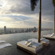 Marina Bay Sands, Singapore - Marina Bay Sands, condominium, real estate, sea, sky, water, gray, white