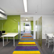 View of the colourful office interior - View architecture, ceiling, house, interior design, office, gray