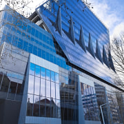 Ark North Sydney, NSW. Architect: Rice Daubney - architecture, building, commercial building, condominium, corporate headquarters, daytime, elevation, facade, headquarters, house, landmark, metropolis, metropolitan area, mixed use, reflection, sky, skyscraper, structure, urban area, winter, blue