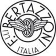 View of the Bertazzoni logo. - View of area, black and white, circle, design, font, product, symbol, white