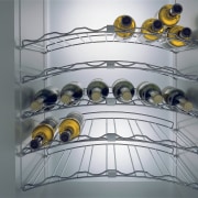 View of kitchen which features innovative storage solutions glass, material, metal, product, yellow, gray