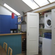 View of kitchen prior to renovations. - View ceiling, interior design, kitchen, real estate, room, gray