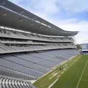 view of the grand stands at the newly arena, sky, soccer specific stadium, sport venue, stadium, structure, gray