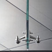 View of the renovated New Lynn Railway Station line, plumbing fixture, product design, tap, gray