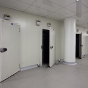 View of a kitchen at Eden Park which floor, flooring, institution, gray