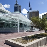 Civil engineering contracting company John Fillmore Contracting was architecture, building, city, outdoor structure, plaza, sky, gray, teal