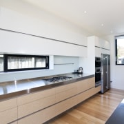 View of a kitchen built by RH Cabinetry architecture, house, interior design, kitchen, property, real estate, window, white