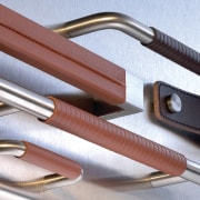 View of sliding doors from Amba Products. - pen, product design, white