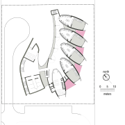 Floorplan of Dalian Preschool, with curvilinear forms and angle, area, cartoon, design, diagram, drawing, finger, font, footwear, hand, illustration, joint, line, line art, paper, pattern, product, product design, shoe, text, white