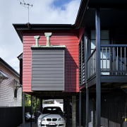 View of an inner city cottage. - View architecture, building, car, facade, home, house, neighbourhood, real estate, residential area, siding, suburb, window, black