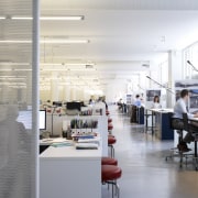 View of the Sullivan Center - View of institution, interior design, office, white, gray