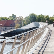 Split into five spans, with two 28m parts white