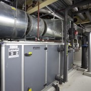 View of Britomart East project, for which Norman engineering, industry, machine, pipe, gray, black