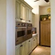 Architect Neil Peoples AIA. Tuscan inspired kitchen. Traditional cabinetry, countertop, cuisine classique, floor, home, home appliance, interior design, kitchen, room, brown, gray