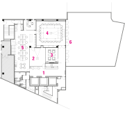 Contemporary offices of  the Real Estate Develoer's architecture, area, design, diagram, drawing, floor plan, line, plan, product design, text, white