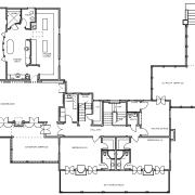 Floor plan of home. - Floor plan of area, black and white, design, diagram, drawing, floor plan, font, line, plan, product design, technical drawing, text, white