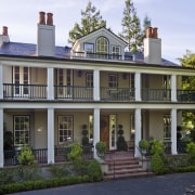 Exterior view of double storey home. - Exterior building, cottage, estate, facade, farmhouse, historic house, home, house, manor house, mansion, property, real estate, residential area, villa, window