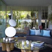 The Bali holiday homes was designed by Alessandro condominium, dining room, furniture, home, house, interior design, living room, real estate, table, gray, black