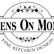 Kitchens on Montana logo - Kitchens on Montana area, black and white, brand, design, font, line, line art, logo, product, text, white