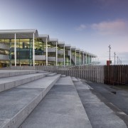 Wynyard Corner, Auckland - Wynyard Corner, Auckland - architecture, boardwalk, building, fixed link, infrastructure, pier, sky, structure, urban area, water, gray