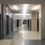 Rider Levett Bucknall Wellington worked with Mainzeal for architecture, ceiling, floor, flooring, interior design, lobby, property, real estate, gray