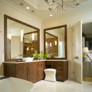 This bathroom has been remodeled by Douglas Weiss bathroom, ceiling, countertop, estate, home, interior design, kitchen, real estate, room, orange, brown