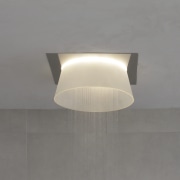 This shower was designed by Toto USA Inc. ceiling, ceiling fixture, daylighting, light fixture, lighting, product design, gray