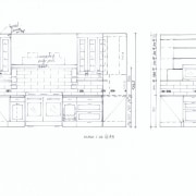 This kitchen was designed by Debra DeLorenzo of architecture, design, diagram, drawing, engineering, floor plan, line, plan, product, product design, structure, technical drawing, white