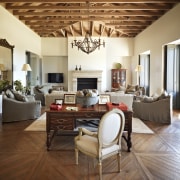 View of the lounge. by Stonehaven Homes. - ceiling, floor, flooring, furniture, hardwood, home, interior design, laminate flooring, living room, real estate, room, table, wall, wood, wood flooring, brown