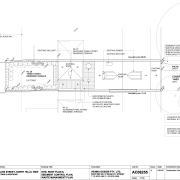 Floor plan of home was renovated by Maddalena angle, area, artwork, black and white, design, diagram, drawing, font, line, line art, monochrome, product, product design, technical drawing, text, white