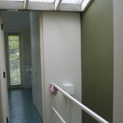 The home was renovated by Maddalena Vienna of architecture, daylighting, door, glass, house, property, real estate, window, gray