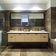 View of bathroom at The Residence, Hyde park, bathroom, estate, interior design, property, room, black