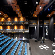 Here is a view of Auckland's Q theatre, auditorium, performing arts center, black