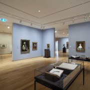 Here is a view of the Auckland Art art exhibition, art gallery, exhibition, interior design, museum, tourist attraction, gray, brown