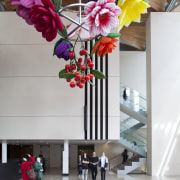 Here is a view of the Auckland Art floristry, flower, interior design, plant, tourist attraction, gray, white