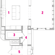 View of traditional kitchen with wooden cabinetry and area, design, diagram, drawing, floor plan, line, plan, product design, structure, technical drawing, white