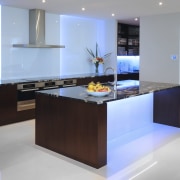 View of contemporary kitchen by Neo Design with cabinetry, countertop, interior design, kitchen, product design, table, gray
