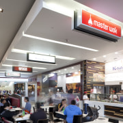 View of food court. - View of food food court, interior design, retail, gray, white