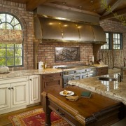 traditional kitchen, lots of brown, marble benchtops, brass cabinetry, countertop, interior design, kitchen, real estate, room, brown