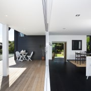Seen here is a home designed by Chris architecture, floor, house, interior design, real estate, white