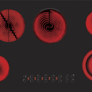 Elements on cooktop. - Elements on cooktop. - circle, computer wallpaper, font, graphic design, graphics, product design, red, black, red