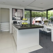 The Moorings in Taupo by Haimes Building kitchen countertop, floor, flooring, interior design, kitchen, property, real estate, gray