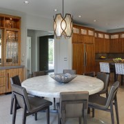 Greys and whites offset wooden floors and ceilings countertop, dining room, interior design, kitchen, real estate, room, gray