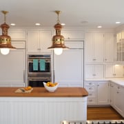 Here is a view of a kitchen that cabinetry, countertop, cuisine classique, interior design, kitchen, room, gray