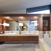 This is a home that was designed by architecture, bathroom, daylighting, estate, home, house, interior design, real estate, room, gray