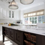 This kitchen was designed by Luis Viteri, it cabinetry, ceiling, countertop, cuisine classique, home, interior design, kitchen, room, gray