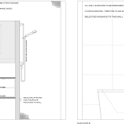 Plan for Davinia Sutton bathroom remodel - Plan angle, area, design, diagram, font, line, product, product design, text, white