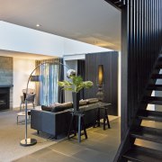 Seen here is a GJ Gardner Home in ceiling, interior design, living room, lobby, real estate, black, gray