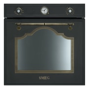 Smeg Cortina range ovens and cooktops. - Smeg home appliance, kitchen appliance, product, product design, black