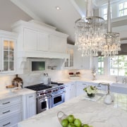 A view of a kitchen designed by Iris ceiling, countertop, cuisine classique, home, interior design, kitchen, room, gray
